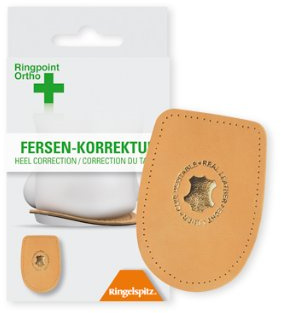 Ringpoint ORTHO Fersen-Korrektur/Gr. XL (44-46) / Korrektur von Fußschrägstellungen/einsetzbar bei X- und O-Beinen/selbstklebend / Made in EU