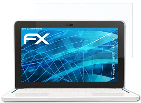 atFoliX Screen Protection Film compatible with Google Chromebook 11 HP, 11.6 Inch Screen Protector, ultra-clear FX Protective Film (2X)