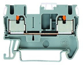 Phoenix Contact PT 2.5 Reihenklemme Einfach Grau, 0.14 ? 4mm², 800 V / 24A, Einstecken, Packung a 10 Stück