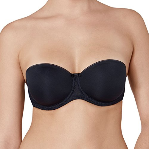 Triumph Donna Body Make-Up Essentials WDP, Wired padded bra with detachable straps, BLACK, 4A