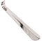logei® - Zapatero de acero inoxidable perforado + gancho 30 cm x 3,8 cm