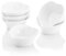 MALACASA, Serie Ramekin.Dish, 6 tlg. Porzellan Weiß Dessert Schalen, kleine Servierschalen, für Soße, Dipping, Souffle, Pudding, Backofen sicher - Herzform 4/10cm/100ml