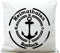 Bedrucktes Kissen „Heimathafen“ Anker Wunschstadt/Maritim /100% Polyester 40 x 40 cm/Mit Füllung und hochwertigem Aufdruck/Waschbar