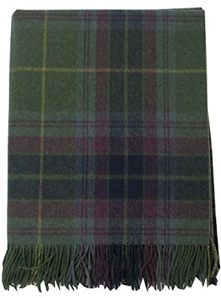 McLaughlin's Irish Shop Gewebte Irische Wolldecke aus 100% Lammwolle