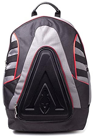 Difuzed Assassin's Creed Odyssey - Technischer Rucksack mit Goldfolien-Print, Schwarz, Modern
