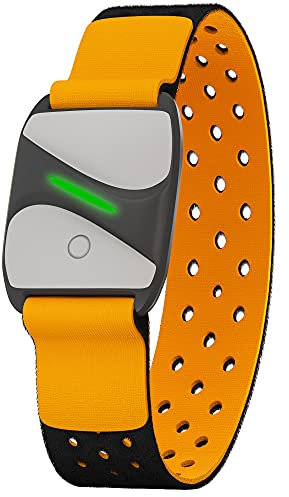 Vortec Armband Heart Rate Monitor | Bluetooth Peloton Heart Rate Monitor Armband | Rechargeable Ant+ Arm Heart Rate Monitor Peloton compatible with Strava, iFIT, NordicTrack