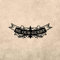 Be Our Guest - Placa decorativa de metal para pared (45 cm, acero CorTen oxidado)