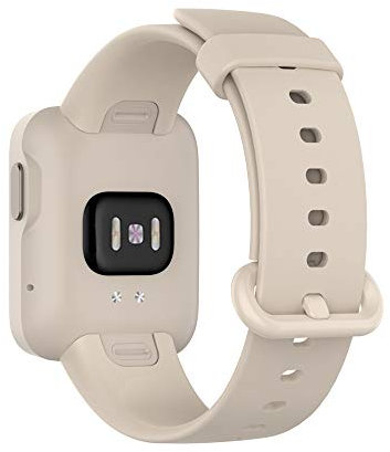 KINOEHOO Bracelet de montres Compatible avec Mi Watch Lite,avec Redmi watch Bracelets de remplacement en Silicone.(Ivoire)