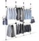 Yosoo Health Gear Begehbarer Kleiderschrank System, Teleskop Kleiderstange, Offener Kleiderschrank System, Einstellbar Garderobensystem, Kleiderstangensystem für Wohnzimmer Oder Schlafzimmer