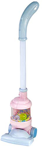 BSTCAR Aspirapolvere per bambini, giocattolo per bambini, con luce e suono, mini giocattolo per la casa, per bambini