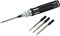 TOSSPER 4 en 1 Hexagone Tournevis Hex Outils Jeu Tournevis Kit H1.5 H2.0 H2.5 H3.0 pour Voiture Hélicoptère Rc