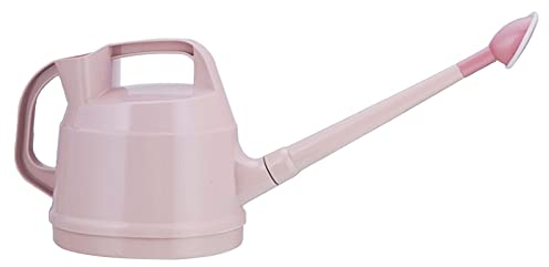 Thaoxl 5L Candy Color Gießkanne, Starke und langlebige Gießkanne aus Kunststoff, für Innen- und Außengartenblumenpflanzen (Color : Pink, Size : 5L)