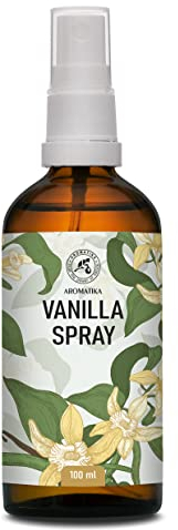 Vanille Aromaspray 100ml - Aromatherapie Raumspray - Vanille Spray zur Aromatisierung der Luft - Raumnebel - Kissen- und Leinenspray - Duftspray - Vanille Raumduft