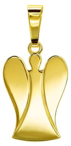 JEVELION Schutz-Engel-Anhänger Gold-Anhänger für Damen, Herren und Kinder Kettenanhänger + Schmuck-Etui und Zertifikat