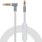Toxaoii Cavo audio di ricambio con microfono in linea e controllo compatibile con cuffie Beats Solo 2/Solo 3/Studio 3/Pro/Detox/Wireless/Mixr/Executive/Pill (bianco)