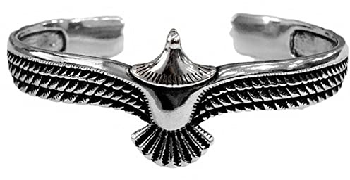 Vepoty Vintage Punk Armreif Einstellbares Öffnungsarmband Eagle Manschette Armband Manschetten Armband Armband Für Männer Frauen