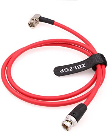 ZBLZGP 12G-SDI LV-61S BNC maschio ad angolo retto BNC maschio 75 ohm Cavo schermato coassiale per videocamera 4K