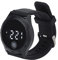 Digitale Sportuhr, Großer LED Bildschirm, Klassische Kunststoffarmband Digitalanzeige, wasserdichte Touch Mode Armbanduhr für Männer, Frauen, Studenten (Schwarz)