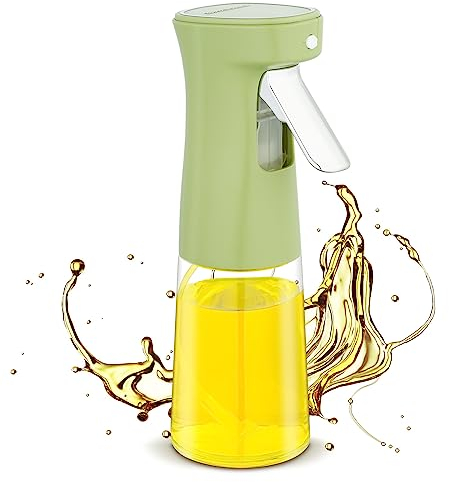 Ölsprüher Flasche, Multifunktional Öl Sprühflasche 240ML Essig und Öl Sprayer, BBQ Kochen Sprühflasche, Olivenöl Sprüher für Küche, Kochen, Backen, Salad, BBQ, Roasting,Grillen, Braten, Pasta