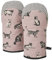 Penguin Home Oven Gloves,Heat Resistant, Colour - Grey & Pink, Eco Friendly & Sustainable,Frog shaped Oven Mitts,Cotton with 100% polyester filling, Cooking Baking Grilling BBQ,Size - 18x32cm