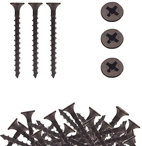 Schrauben für Rigips Gipskarton, Selbstschneidend Gipsplatten Schrauben, Trockenbau Schrauben, Holzschraube für Gipskartonplatten 4,2 x 70 mm, 50 Stück