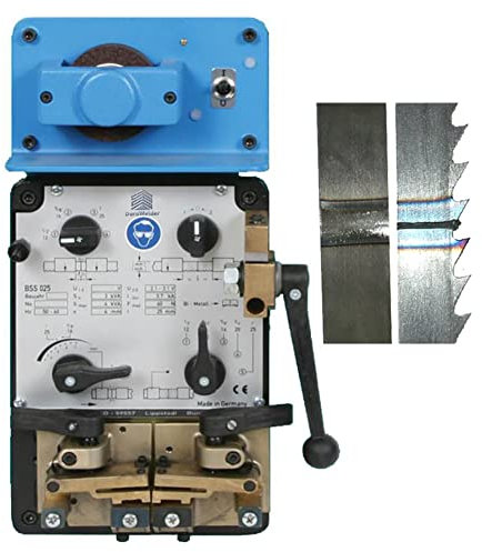 3 in 1 Band Saw Blade Welder Grinder Cutter Wood Metal BandSaw Blade Butt Welder Tempering, 0.4-0.7mm Thickness 6-20mm Width BandSaw Blade, Wood Pruning Saw Welder machine+grinder