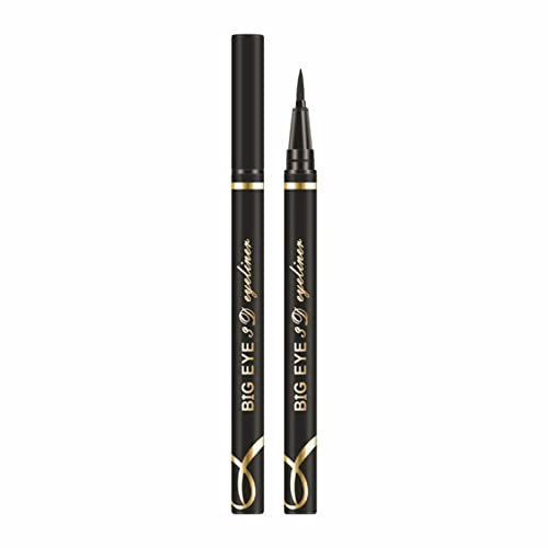 Wet Liners Self Adhesive Eyeliner Can Stick False Eyelashes Eyeliner Eyeliner Pen Glue Eyeliner Liquid Pen Long Lasting Makeup 1ml Eyeliner Sticker with Eyelashes (Black, One Size)