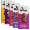 7TH HEAVEN -Variety Pack of Vegan Milk Chocolate Oatmeal Bars, Classic Chocolate, Sea Salt Caramel, Cookies & Cream, Crunchy Hazelnuts and Peanut Butter Cream
