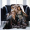 Amkong Elena Salvatore, weiche Bettüberwurfdecke, Vampir-Poster, TV-Show, Merch, Fleece-Decken für Couch, Sofa, Bettwäsche, Dekorationen, 203,2 x 152,4 cm