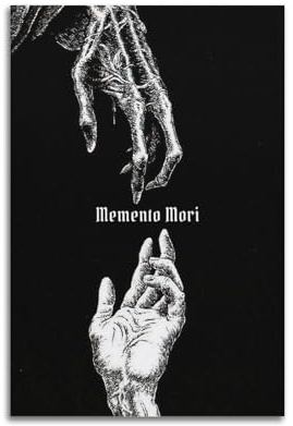 suumyo Memento Mori Poster, Raumdekoration, ästhetisches Poster, künstlerisches Poster für Schlafzimmer, Wohnzimmer, Wände, 50 x 75 cm, ungerahmter Stil