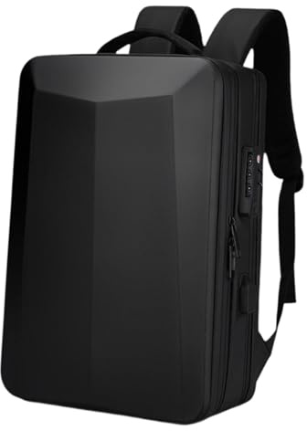 Ronyme Hard Shell Laptop Backpack, Men Gaming Backpack,Travel Backpack, Computer Gaming Laptop Bag for Working, Business, Daily, Black 15inch