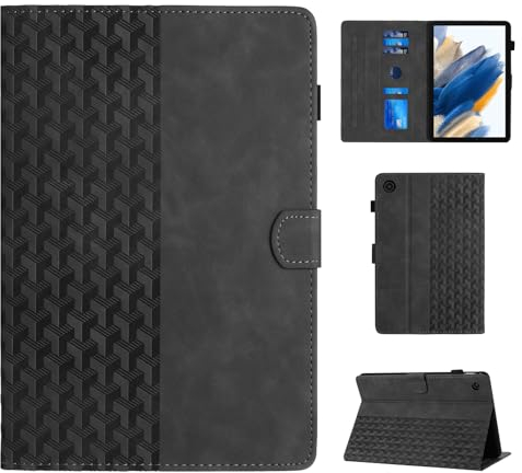 CASAFUNY Custodia Cover per Samsung Galaxy Tab A8 10.5 Pollici 2021/2022 SM-X200 SM-X205 SM-X207 Custodia Protettiva Magnetica Cover con Sonno Sveglia per Samsung Galaxy Tab A8 2021/2022, Nero