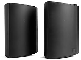 Definitive Technology Dymension AW-550 Outdoor Speaker (Black, Pair), Two-Way Surface Mount, 5.25 Woofer, 1” Tweeter, & 5”x8 Passive Bass Radiator, IP66 All-Weather Wired Outdoor Speakers