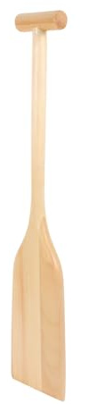 Unfertiges Holzpaddel 42cm als Paddelornament für Büro und Studium | Holz, Geeignet für Handgemachte Gestaltung, Glatte Oberfläche, Oarförmige Form, Natürliche Textur