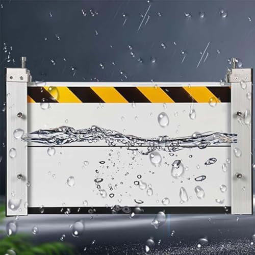 Generisch Aussen Hochwasserschutz Barriere Tur Multifunktion Entfernen Wiederverwendbar Aluminiumlegierung Garage Hochwasserschutz Barriere Gut Wasserdicht,A,60 * 60cm