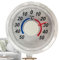Analog Thermometer, Thermometer Instrument Raumthermometer Fenster Thermometer, Zweifarbige Skala, Leicht Lesbar Transparenter Selbstklebender Thermometer Für Wände, Fenster