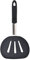 Espátula Redonda Ancha para Chef, Espátula de Silicona, Espátula de Cocina Ranurada, Antiadherente con Orificio para Panqueques, Huevos, Pescado
