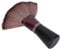 Brosse de Plumeau de Barbier, Brosse de Nettoyage de Cheveux et de Visage en Forme d'éventail Doux, Brosse de Nettoyage de Cou, Outil de Nettoyage de Brosse de Coiffure pour