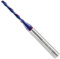 Upcut Spiral Router Bit 1/4'' Shank CNC Router Bits with Nano Blue Coating 1/8'' Cutting Diameter Spiral Router Bit Long 3'' Hard Alloy Upcut Router Bit for Wood Cutting
