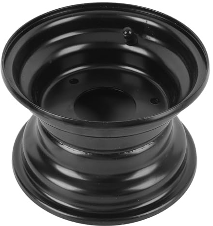 6 Zoll 145/70-6 Go Kart Wheel Rand - 3 Loch Aluminium -Legierungs -Design für Verbesserte Traktion, Stilvoller Look für ATV, Quad, Dirtbike und Fahrt auf Mähern