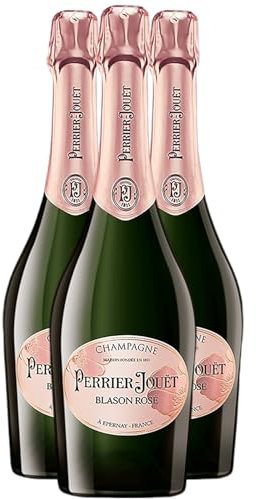 Champagne Blason rosato - Perrier-Jouët - DOP - Champagne - Francia - Vitigni Chardonnay,Pinot Noir,Pinot Meunier - 3x75cl - 93/100 Decanter