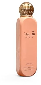 Lattafa Shahd - Floral, Solar, Musky, Sweet - All Over Spray Langanhaltender Duft für Unisex, 143.7 g / 150ml