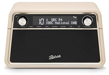 Roberts Revival REVA FM/DAB/DAB+ - Radio con Bluetooth, colore: Crema pastello