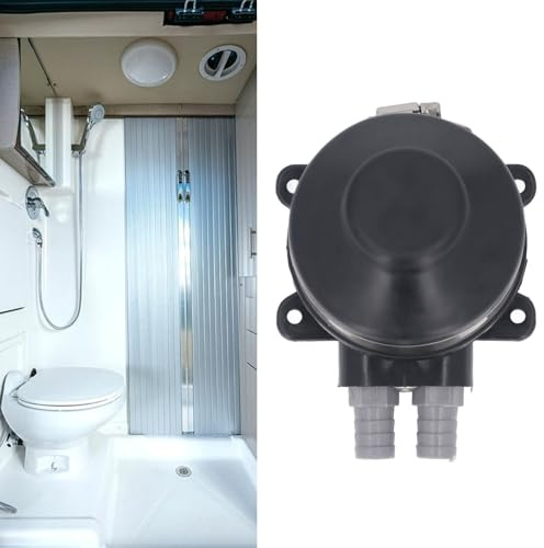 TianfuSpanda Bomba de agua de pie, diseño manual autocebante de 2,2 GPM, apto para manguera flexible de 1/2 pulgadas, equipo de agua portátil para RV, barco, yate, cocina, inodoro