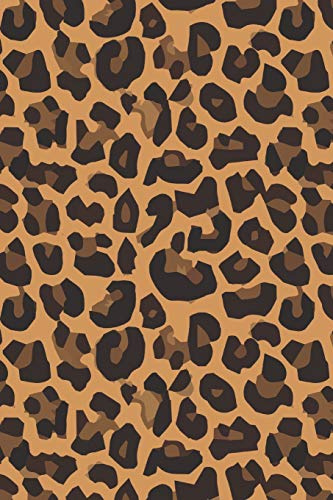 Leopard Skin: Graph Paper Notebook, 6x9 Inch, 120 pages