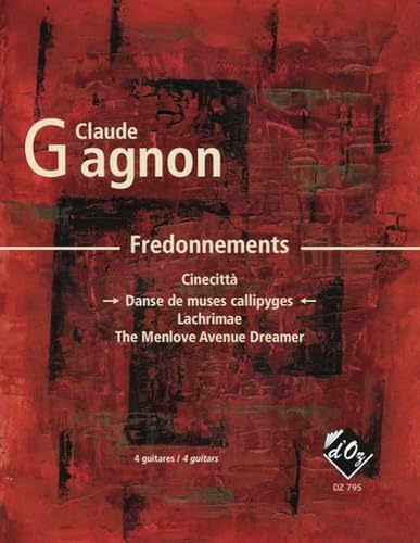Fredonnements - Danse des Muses callipyges. Gitarre Trio / Quartett. Partitur und Stimmen