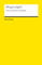 Bhagavadgita: Das Lied der Gottheit (Reclams Universal-Bibliothek)