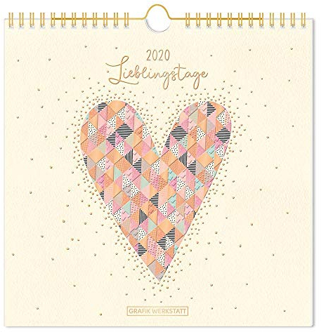 Lieblingsstücke-Kalender 2020 Lieblingstage: Wandkalender
