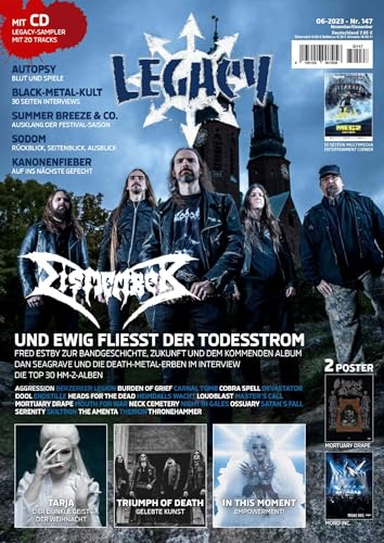 LEGACY MAGAZIN: THE VOICE FROM THE DARKSIDE: Ausgabe #147 (6/2023)