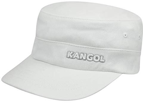kangol Unisex Cotton Twill Army Baseball Cap, Weiß, S-M